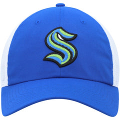 NHL Seattle Kraken adidas Color Pop Trucker Adjustable Hat - Blue