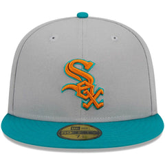 Chicago White Sox New Era 59FIFTY Fitted Hat - Gray/Teal Hats