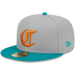 Cincinnati Reds New Era 59FIFTY Fitted Hat - Gray/Teal Hats