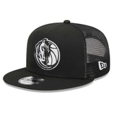 Dallas Mavericks 9FIFTY Snapback Trucker Hat Black