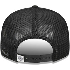 Jacksonville Jaguars New Era Main Trucker 9FIFTY Snapback Hat Black