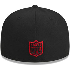 Atlanta Falcons New Era Youth Main 59FIFTY Fitted Hat Black