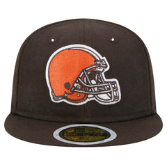 Cleveland Browns New Era Main 59FIFTY Fitted Hat Brown