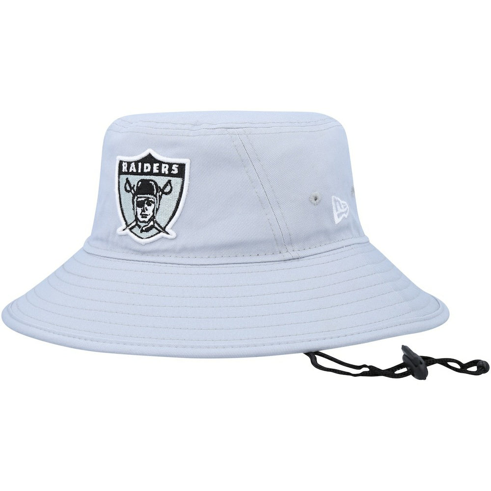 Las Vegas Raiders New Era Main Bucket Hat Silver