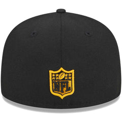 Pittsburgh Steelers New Era Youth Main 59FIFTY Fitted Hat Black