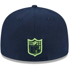 Seattle Seahawks New Era Youth Main 59FIFTY Fitted Hat College Navy