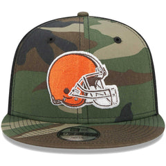 Cleveland Browns New Era Youth Main Trucker 9FIFTY Snapback Hat Camo