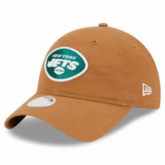 New York Jets New Era Women's Main Core Classic 2.0 9TWENTY Adjustable Hat Brown