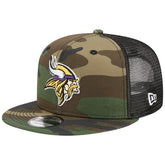 Minnesota Vikings New Era Main Trucker 9FIFTY Snapback Hat Camo
