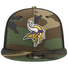 Minnesota Vikings New Era Main Trucker 9FIFTY Snapback Hat Camo