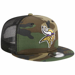 Minnesota Vikings New Era Main Trucker 9FIFTY Snapback Hat Camo