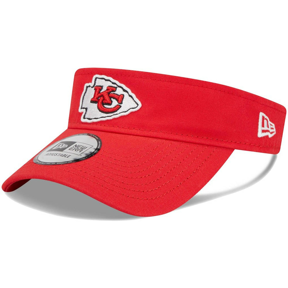 Kansas City Chiefs New Era Main Adjustable Visor Red