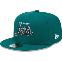 New York Jets New Era Main Script 9FIFTY Snapback Hat Green