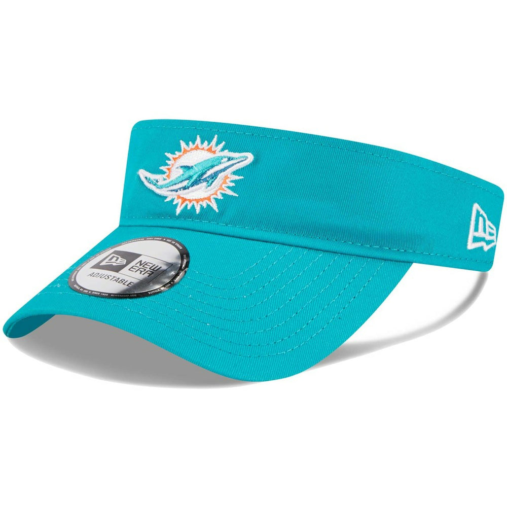 Miami Dolphins New Era Main Adjustable Visor Aqua