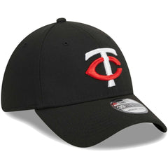 Minnesota Twins New Era Logo 39THIRTY Flex Hat - Black Hats