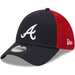 Atlanta Braves New Era Team Neo 39THIRTY Flex Hat - Navy Hats