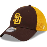 San Diego Padres New Era Team Neo 39THIRTY Flex Hat - Brown Hats