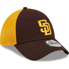 San Diego Padres New Era Team Neo 39THIRTY Flex Hat - Brown Hats
