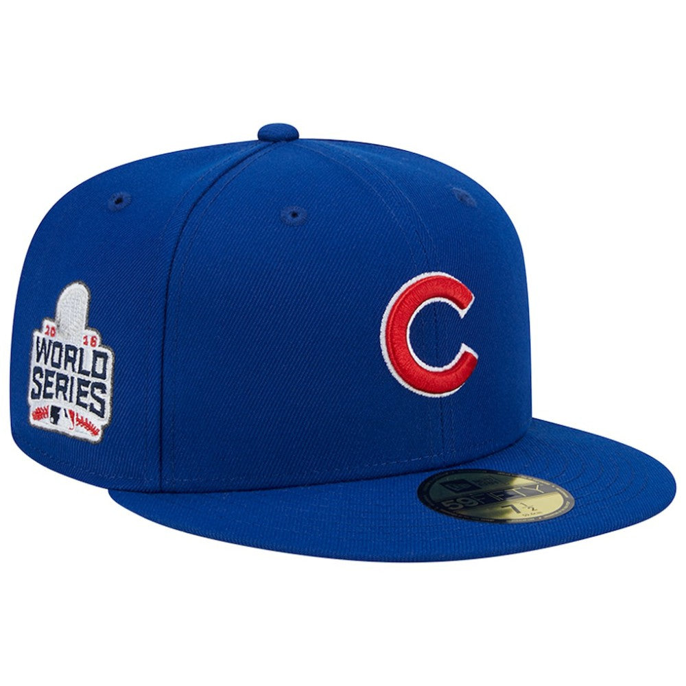 Chicago Cubs New Era 2016 World Series Team Color 59FIFTY Fitted Hat - Royal Hats