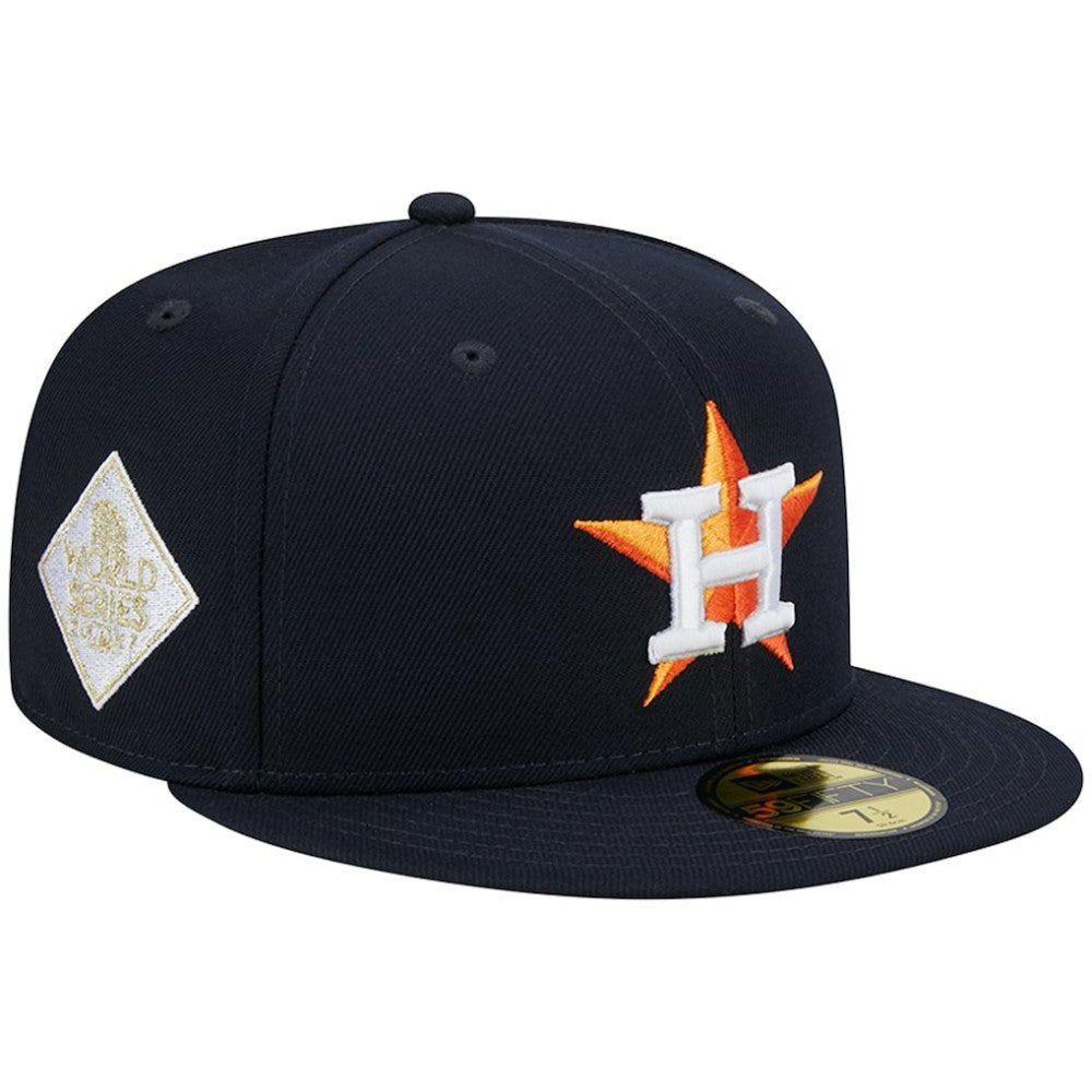 Houston Astros New Era 2017 World Series Team Color 59FIFTY Fitted Hat - Navy Hats