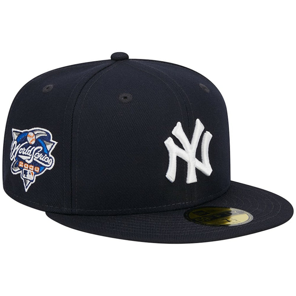 New York Yankees New Era 2000 World Series Team Color 59FIFTY Fitted Hat - Navy Hats