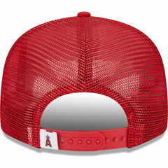 Los Angeles Angels New Era Team Color Trucker 9FIFTY Snapback Hat - Red Hats