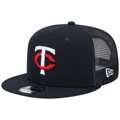 Minnesota Twins New Era Team Color Trucker 9FIFTY Snapback Hat - Navy Hats