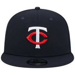 Minnesota Twins New Era Team Color Trucker 9FIFTY Snapback Hat - Navy Hats