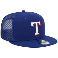 Texas Rangers New Era Team Color Trucker 9FIFTY Snapback Hat - Royal Hats