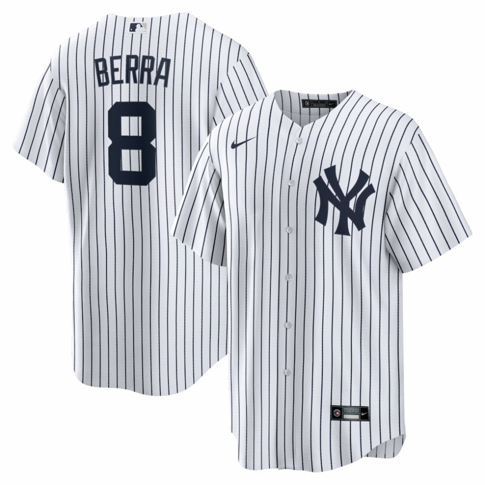 MLB Yogi Berra New York Yankees Nike Home Retired Player Replica Jersey - White