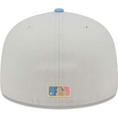 Los Angeles Dodgers New Era Beach Front 59FIFTY Fitted Hat - Natural Hats