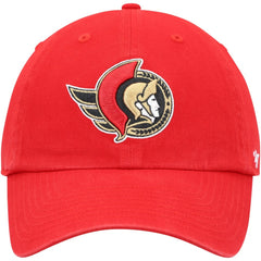 NHL Ottawa Senators '47 Team Clean Up Adjustable Hat - Red