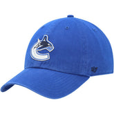 NHL Vancouver Canucks '47 Team Clean Up Adjustable Hat - Blue