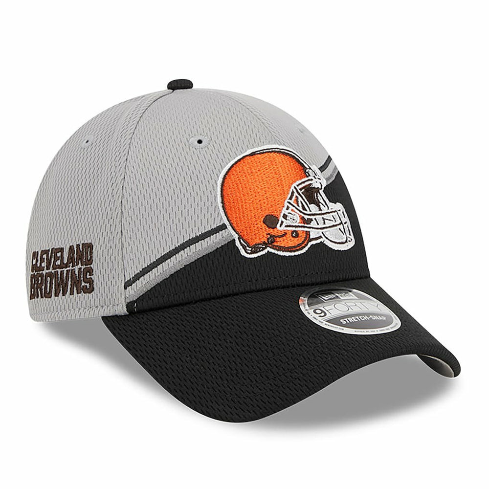 Cleveland Browns New Era 2023 Sideline 9FORTY Adjustable Hat Gray/Black