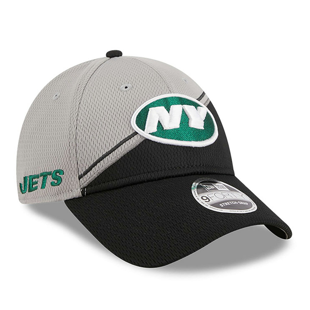 New York Jets New Era 2023 Sideline 9FORTY Adjustable Hat Gray/Black