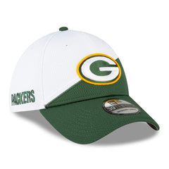 Green Bay Packers New Era 2023 Sideline 39THIRTY Flex Hat White/Green