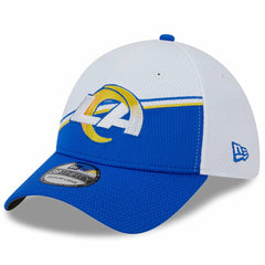 Los Angeles Rams New Era 2023 Sideline 39THIRTY Flex Hat White/Royal