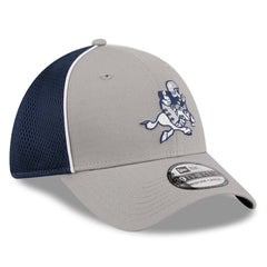 Dallas Cowboys New Era Pipe Retro Joe 39THIRTY Flex Hat Silver/Navy