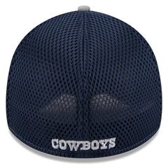 Dallas Cowboys New Era Pipe 39THIRTY Flex Hat Gray
