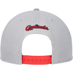 St. Louis Cardinals New Era Band 9FIFTY Snapback Hat - Gray/Red Hats