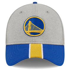 Golden State Warriors Striped 39THIRTY Flex Hat Gray/Royal