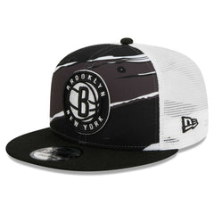 Brooklyn Nets Tear Trucker 9FIFTY Adjustable Hat Black/White