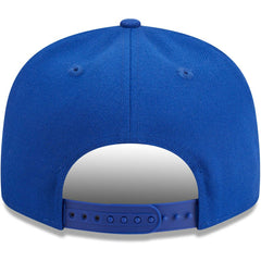 Golden State Warriors Golden Tall Text 9FIFTY Snapback Hat Royal