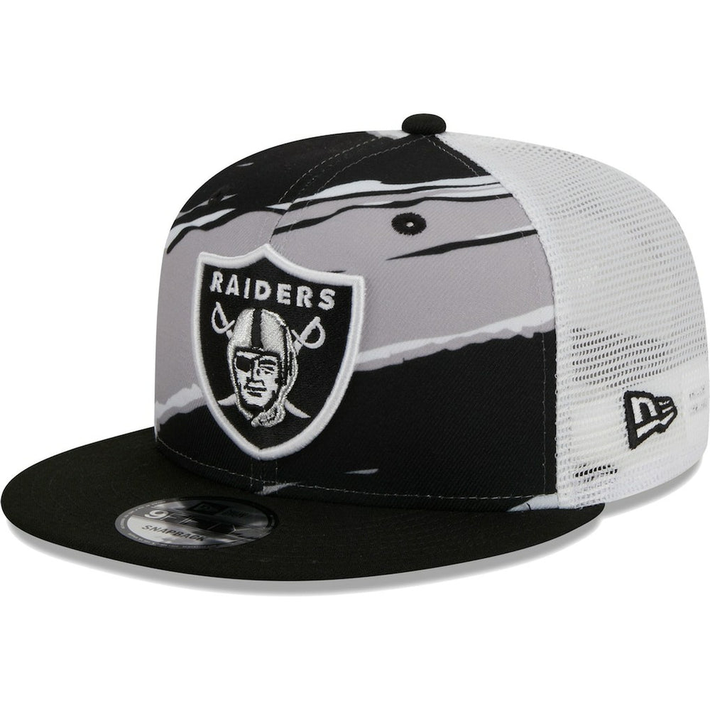 Las Vegas Raiders New Era Tear Trucker 9FIFTY Snapback Hat Black