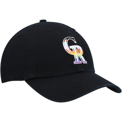 Colorado Rockies '47 Team Pride Clean Up Adjustable Hat - Black Hats