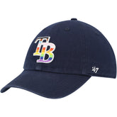 Tampa Bay Rays '47 Team Pride Clean Up Adjustable Hat - Navy Hats