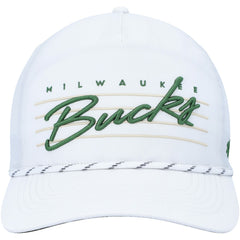Milwaukee Bucks '47 Downburst Hitch Snapback Hat White