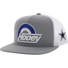 Dallas Cowboys HOOey Youth Logo Trucker Snapback Hat Silver/White