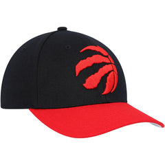Toronto Raptors MVP Team Two-Tone 2.0 Stretch-Snapback Hat Black/Red
