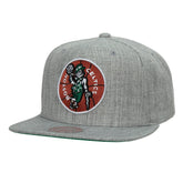 Boston Celtics Hardwood Classics 2.0 Snapback Hat Heather Gray